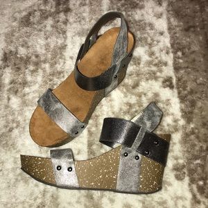 Pierre Dumas Silver Sandals